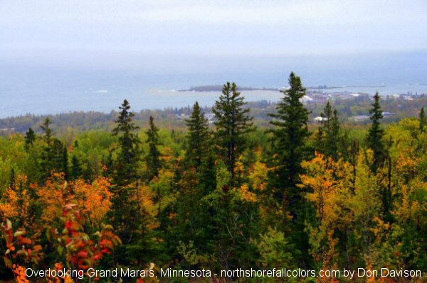 Overlooking Grand Marais Minnesota