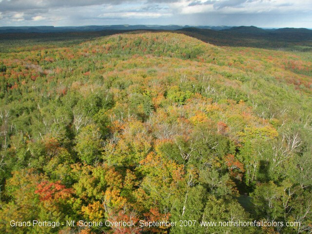 Mt.Sophie Fall Colors Grand Portage, Minnesota